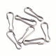 304 Stainless Steel Keychain Clasp Findings(STAS-O105-02P-28mm)-1