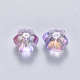 Two Tone Transparent Spray Painted Glass Beads(GLAA-S190-005B-02)-2