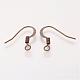 Brass French Earring Hooks(KK-Q366-AB-NF)-2