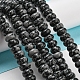 Synthetic Snowflake Obsidian Beads Strands(G-D077-E01-03)-2