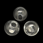 Round Handmade Blown Glass Globe Ball Bottles, One Hole, for Glass Vial Pendants Making, Clear, 30mm, Hole: 5~7mm
(X-BLOW-R002-30mm)