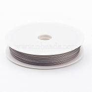 Tiger Tail Wire, Nylon-coated Stainless Steel, Original Color(Raw), Raw, 0.5mm, about 114.82 Feet(35m)/roll(TWIR-0.5D)