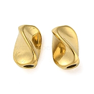 Ion Plating(IP) 304 Stainless Steel Twist Beads, Real 18K Gold Plated, 8x5x4mm, Hole: 1.8mm(STAS-P341-24G)