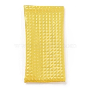 PU Imitation Leather Glasses Case, for Eyeglass, Sun Glasses Protector, Yellow, 180x94x10mm(AJEW-H128-07C)