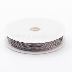 Tiger Tail Wire, Nylon-coated Stainless Steel, Original Color, Raw, 24 Gauge(0.5mm), about 114.82 Feet(35m)/roll(TWIR-0.5D)