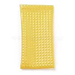 PU Imitation Leather Glasses Case, for Eyeglass, Sun Glasses Protector, Yellow, 180x94x10mm(AJEW-H128-07C)