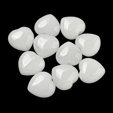 cuentas de jade blanco natural(G-P531-A41-01)-2