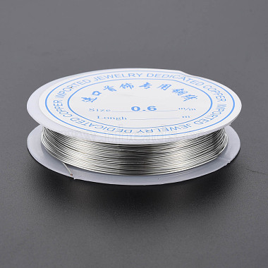 Round Copper Jewelry Wire(CWIR-S002-0.6mm-01)-2