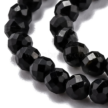 Natural Black Tourmaline Beads Strands(G-H266-11A)-2