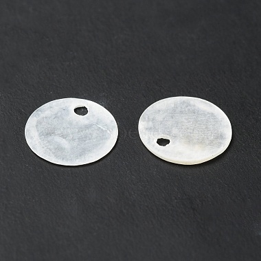 Natural Capiz Shell Charms(X-BSHE-G029-15)-5