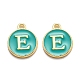 Golden Plated Alloy Enamel Charms(X-ENAM-Q437-15E)-1