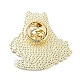 Black Golden Zinc Alloy Brooches(JEWB-M039-04G)-2