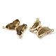 Brass Pave Faceted Glass Connector Charms(FIND-Z020-03D)-2