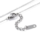 304 Stainless Steel with Polymer Clay Rhinestone Necklaces(NJEW-G081-09P)-3