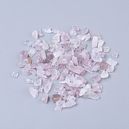 Natural Rose Quartz Chip Beads, No Hole, 5~8x5~8mm(G-O103-12-01)