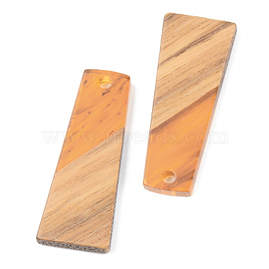 Resin & Walnut Wood Pendants(RESI-S389-040A-A01)-2