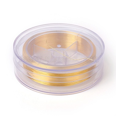 Round Copper Wire for Jewelry Making(CWIR-WH0003-01G)-2