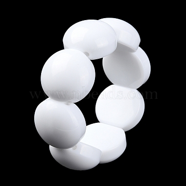 bracelet extensible en perles d'imitation acrylique(BJEW-B074-01D)-2