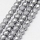 Electroplate Non-magnetic Synthetic Hematite Beads Strands(G-J169C-3mm-07)-1