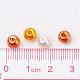 Caramel Mix Pearlized Glass Pearl Beads(HY-X006-6mm-02)-4