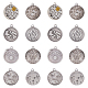 32Pcs 8 Style Tibetan Style Alloy Pendants(FIND-DC0002-85)-1