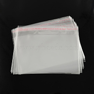 Rectangle OPP Cellophane Bags, Clear, 27x32cm, Unilateral Thickness: 0.035mm, Inner Measure: 23x30cm(OPC-R012-95)
