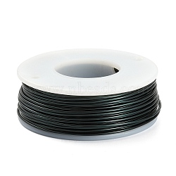 Aluminum Wire, Black, 18 Gauge, 1mm, about 23m/roll(X-AW-G001-03-10)