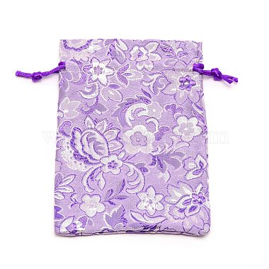 Lilac Flower Polyester Bags
