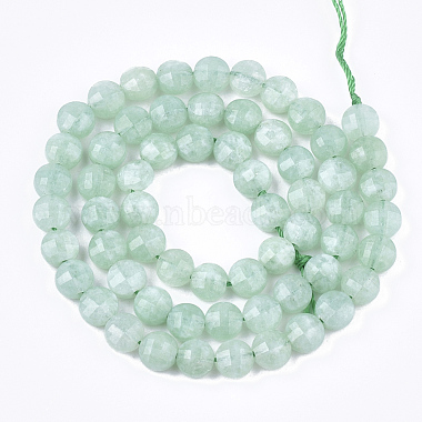 Natural Myanmar Jade/Burmese Jade Beads Strands(G-T108-48)-2