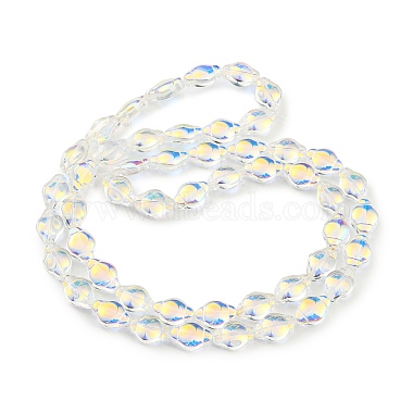 Electroplate Transparent Glass Beads Strands(EGLA-G037-12A-AB03)-2