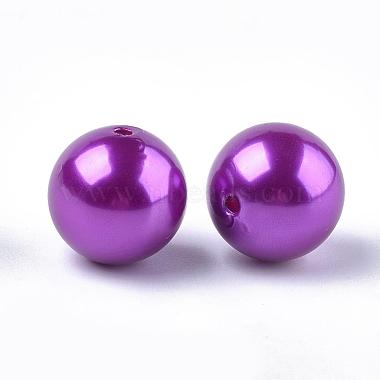 ABS Plastic Imitation Pearl Round Beads(SACR-S074-20mm-A25)-2
