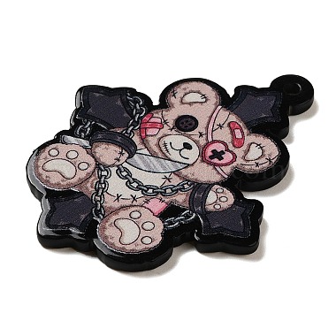 pendentifs acryliques d'halloween(OACR-O007-08B)-2