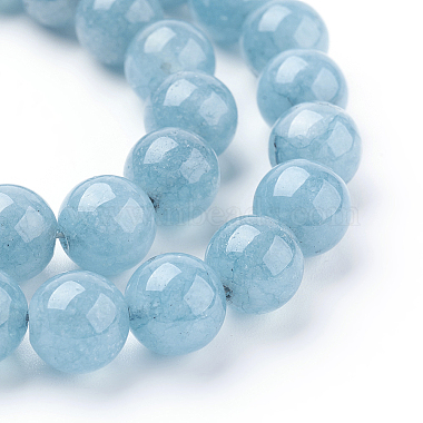 Natural Blue Quartz Beads Strands(G-O047-07-10mm)-3