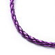 Trendy Braided Imitation Leather Necklace Making(X-NJEW-S105-M)-3