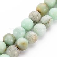 Natural Chrysoprase Beads Strands, Round, 8mm, Hole: 1mm, about 23~25pcs/strand, 7.6 inch(G-S333-8mm-037)