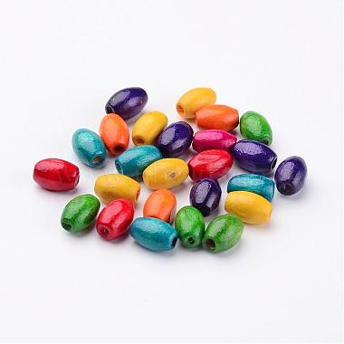 Lead Free Oval Natural Wood Beads(X-TB096Y)-2