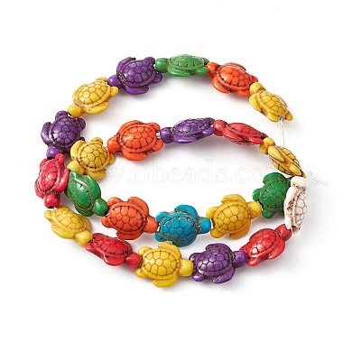 Colorful Turtle Synthetic Turquoise Beads