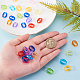 250G Transparent Acrylic Linking Rings(TACR-CJ0001-36)-4