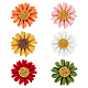 6Pcs 6 Color 3D Daisy Enamel Pins(JEWB-WH0029-28G)-1