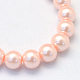 Baking Painted Pearlized Glass Pearl Round Bead Strands(HY-Q003-6mm-05)-2