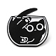 Schwarze Katze mit Schüssel(JEWB-E022-04EB-02)-1