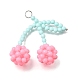 Plastic Beaded Big Pendants(PL-CBAF21A-01)-1