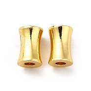Rack Plating Brass Beads, Long-Lasting Plated, Column, Golden, 4x6mm, Hole: 1.6mm(KK-P095-66G)