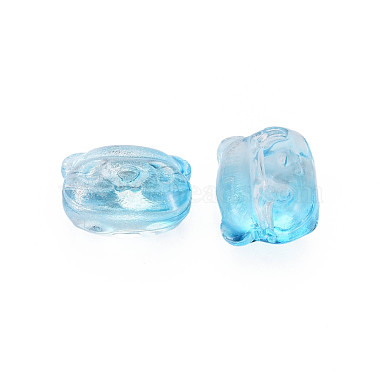Two Tone Transparent Spray Painted Glass Beads(GLAA-T022-03-C01)-3