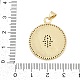 Brass Micro Pave Cubic Zirconia Pendants(KK-I723-38G)-3