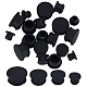 24Pcs 4 Style Silicone Bottle Seal Plug(AJEW-GF0008-10A-01)-1