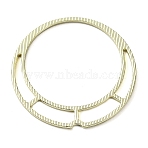 Rack Plating Alloy Pendants, Ring, Golden, 38x1.5mm, Hole: 30mm(PALLOY-K023-11G)