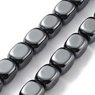Synthetic Non-Magnetic Hematite Beads Strands, Cuboid, 10x8x8mm, Hole: 1.2mm, about 40pcs/strand, 15.94 inch(40.5cm)(G-H303-B17)