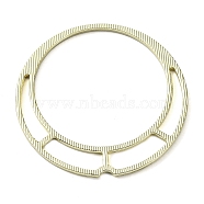 Rack Plating Alloy Pendants, Ring, Golden, 38x1.5mm, Hole: 30mm(PALLOY-K023-11G)