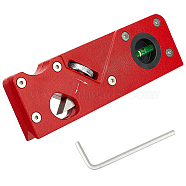 Aluminum Alloy Chamfer Plane, Bevelling Tool, with Iron Hexagon Wrench, Red, 15.4x5x2.5cm, Iron Hexagon Wrench: about 51x8.5x3mm(TOOL-WH0018-72)